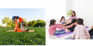mind relaxation with child